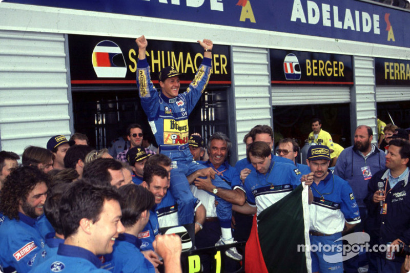 1994: Tres temporadas después de debutar, Schumacher ya es campeón