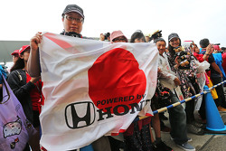 Des fans de McLaren Honda