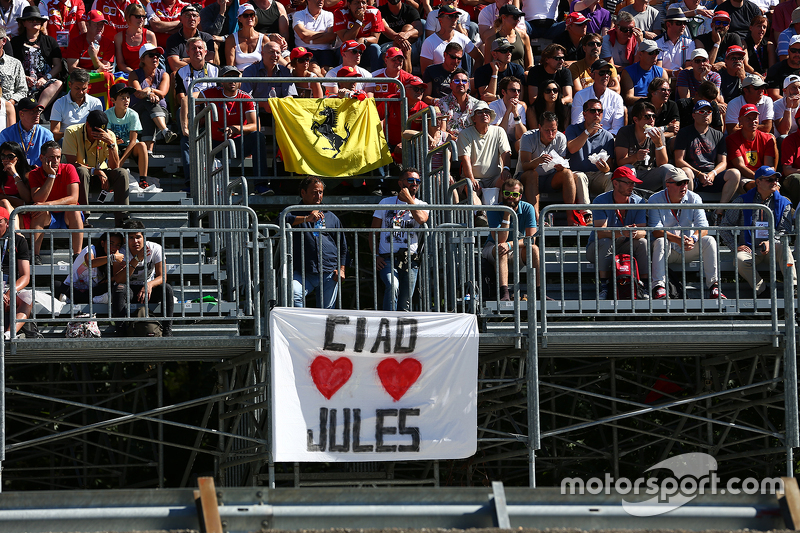 A message for Jules Bianchi