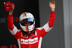 Derde plaats Sebastian Vettel, Ferrari