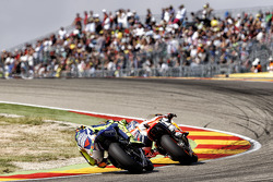 Dani Pedrosa, Repsol Honda Team and Valentino Rossi, Yamaha Factory Racing