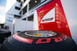Pirelli tyres for the Ferrari team