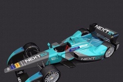 Rendering della nuova livrea NEXTEV TCR Formula E Team