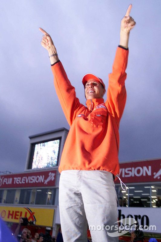 Michael Schumacher, Scuderia Ferrari, campeón del mundo de F1 2000