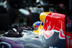 Daniel Ricciardo, Red Bull Racing RB11 en parc ferme