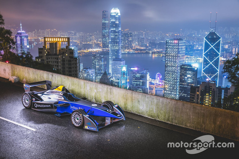 Formel-E-Auto in Hongkong