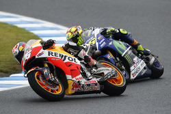 Dani Pedrosa, Repsol Honda Team y Valentino Rossi, Yamaha Factory Racing
