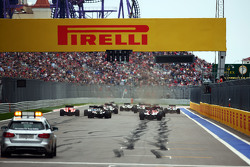 De start van de race