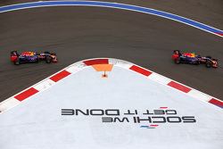 Daniil Kvyat et Daniel Ricciardo, Red Bull Racing
