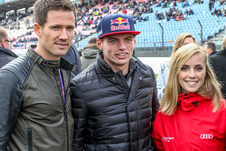 Sebastien Ogier, Volkswagen Motorsport and Max Verstappen , Scuderia Toro Rosso with his girlfriend Mikaela Ahlin-Kottulinsky