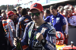 Jorge Lorenzo, Yamaha Factory Racing festeggia il secondo posto nel parco chiuso