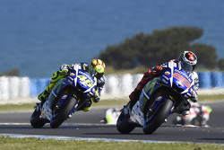 Jorge Lorenzo, Yamaha Factory Racing e Valentino Rossi, Yamaha Factory Racing