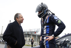 FIA President Jean Todt en Johan Kristoffersson, Volkswagen Team Sweden
