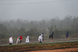 Fans in the rain