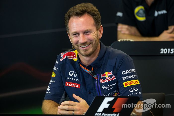 Christian Horner, Red Bull Racing Team Principal in the FIA Press Conference