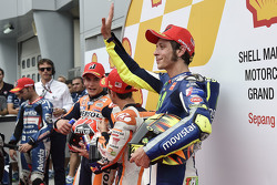 Dani Pedrosa, Repsol Honda Team, Marc Marquez, Repsol Honda Team e Valentino Rossi, Movistar Yamaha MotoGP