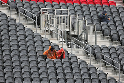 Des fans dans les tribunes