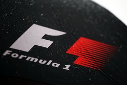A wet F1 logo