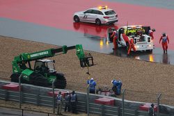 Carlos Sainz Jr., Scuderia Toro Rosso STR10 crash