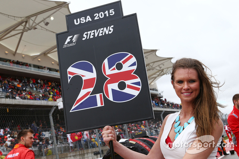 Grid girl para Will Stevens, Manor Marussia F1 Team