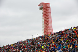 Fans in de tribunes