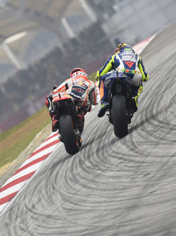 Valentino Rossi, Yamaha Factory Racing en Marc Marquez, Repsol Honda Team