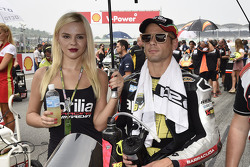 Alvaro Bautista, Aprilia Racing Team Gresini with grid girl