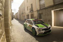 Pontus Tidemand e Emil Axelsson, Skoda Motorsport Skoda Fabia R5