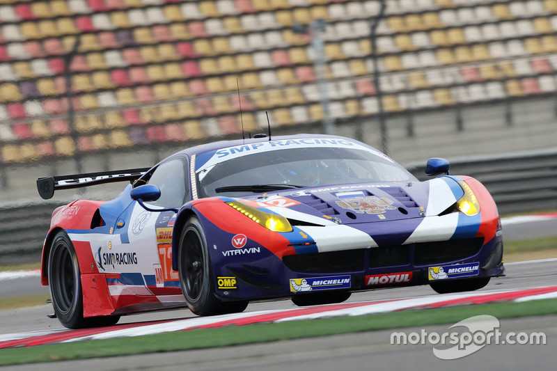 #72 SMP Racing Ferrari 458 GTE: Andrea Bertolini, Viktor Shaitar, Alexey Basov