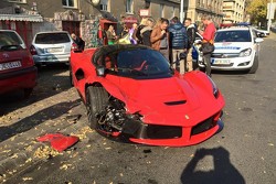 LaFerrari crash in Boedapest