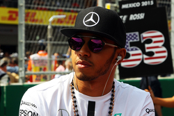 Lewis Hamilton, Mercedes AMG F1 en el desfile de pilotos