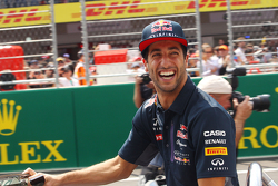 Daniel Ricciardo, Red Bull Racing lors de la parade des pilotes