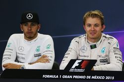 Lewis Hamilton, Mercedes AMG F1 e Nico Rosberg, Mercedes AMG F1
