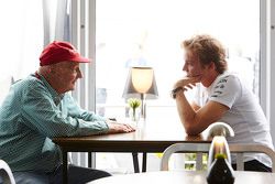 Nico Rosberg, Mercedes AMG F1 con Niki Lauda