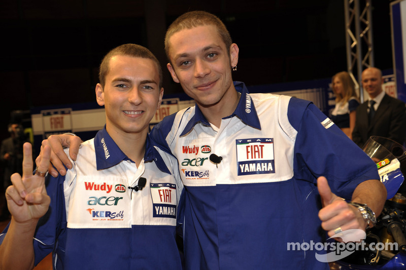 Jorge Lorenzo y Valentino Rossi