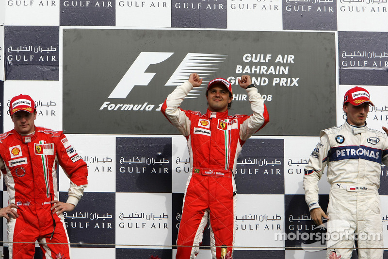 2008: Felipe Massa, Kimi Räikkönen, Robert Kubica