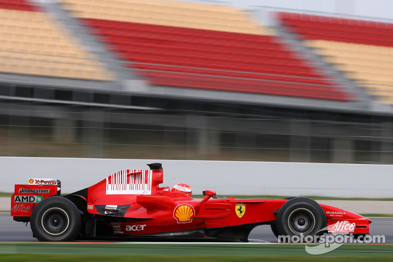2008: Testing with Ferrari