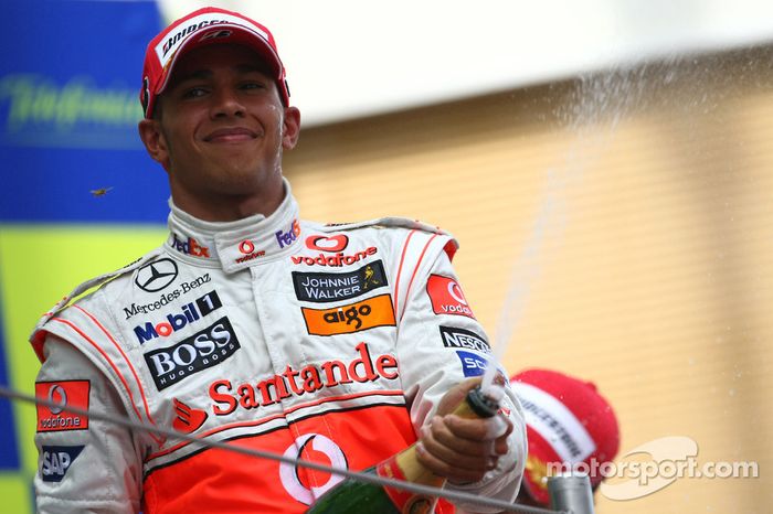 En sus años como campeón Hamilton logró...