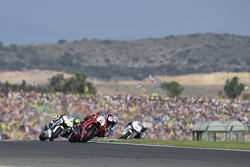 Stefan Bradl, Aprilia Racing Team Gresini and Cal Crutchlow, Team LCR Honda