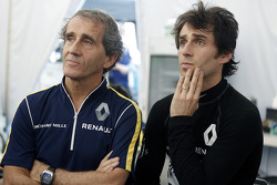 Alain Prost and son Nicolas Prost, Renault e.Dams