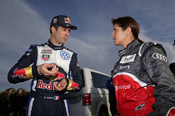 Себастьен Ожье, Volkswagen Motorsport и Лина Гэд, гоночный инженер Audi Sport Team Joest