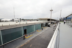 Novo paddock ainda em obras