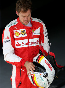 Third place Sebastian Vettel, Ferrari SF15-T