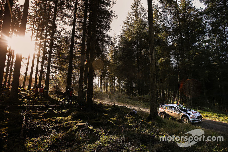 Elfyn Evans en Daniel Barrit, M-Sport Ford Fiesta WRC