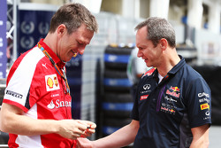 James Allison, Director de técnico de chasis de Ferrari con Paul Monaghan, Red Bull Racing Ingeniero