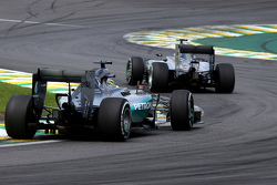 Lewis Hamilton, Mercedes AMG F1 Team y Nico Rosberg, Mercedes AMG F1 Team