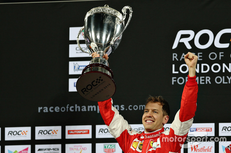 Winner Sebastian Vettel