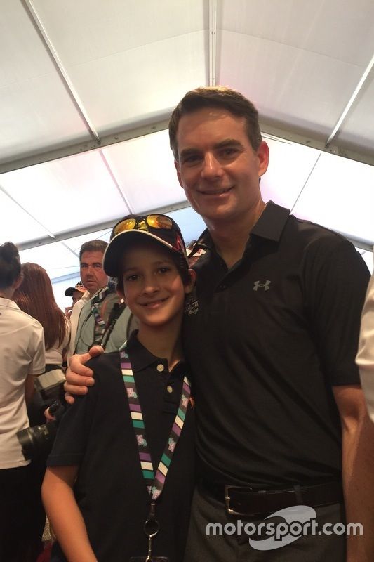 Jeff Gordon reencontra Felipe Bartz em 2015