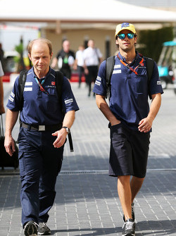 Felipe Nasr, Sauber F1 Team with Joseph Lieberer, Sauber Physio