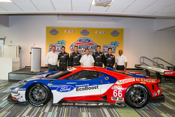 Chip Ganassi Racing Ford GTLM drivers для IMSA та Le Mans: Дірк Мюллер, Джоі Хенд, Річард Вестбрук т